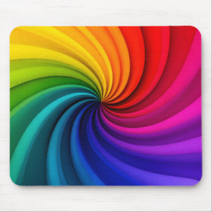 Abstraktes farbenfrohes Diaphragma Mousepad