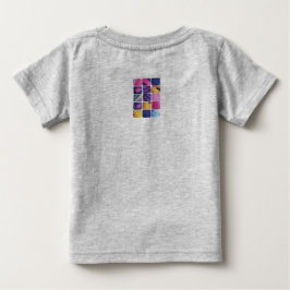 Abstraktes Farbenmuster Baby T-shirt