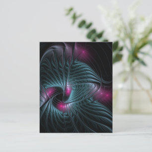 Abstraktes Farbige Fantasy-Fraktalposter