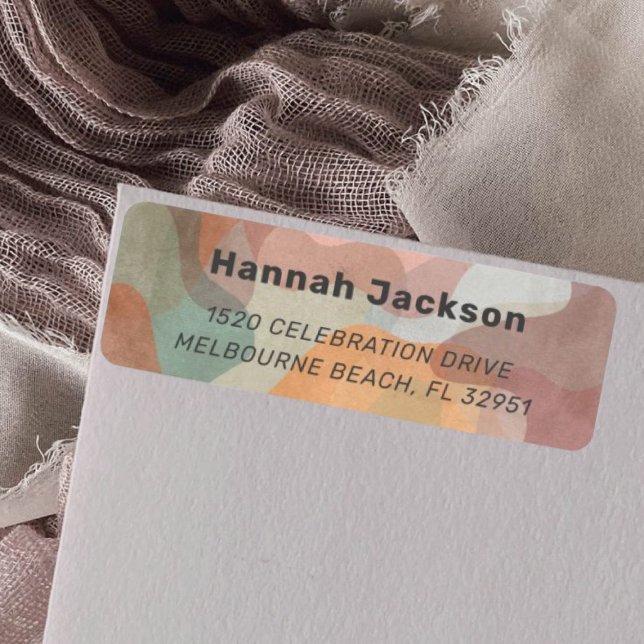 Abstraktes farbiges Rücksendezeichen (Von Creator hochgeladen)