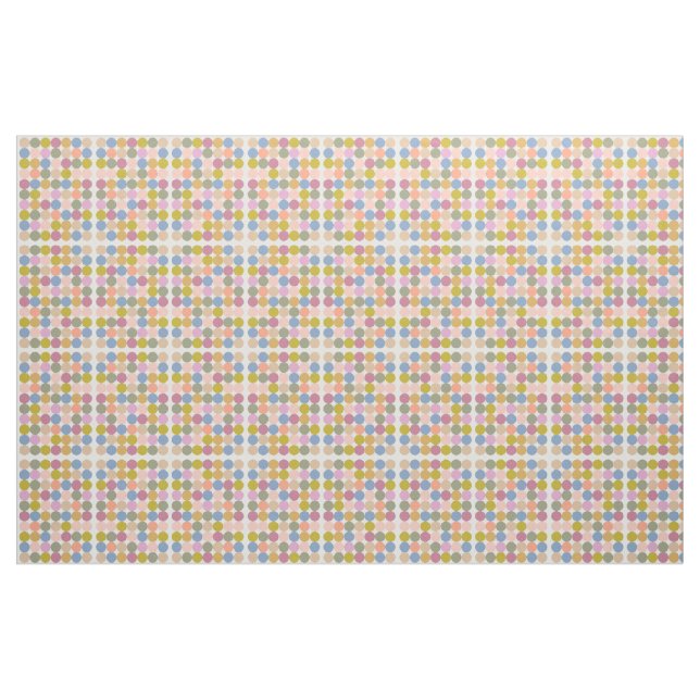 Abstraktes, farbiges Rundmuster Stoff (Fat Quarter (45,7 x 55,9 cm))