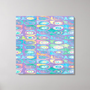 Abstraktes Farbmuster 1 Leinwanddruck