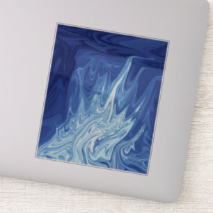 Abstraktes Farbmuster Aufkleber