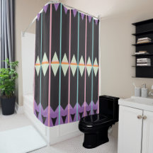 Abstraktes Farbmuster fett Duschvorhang