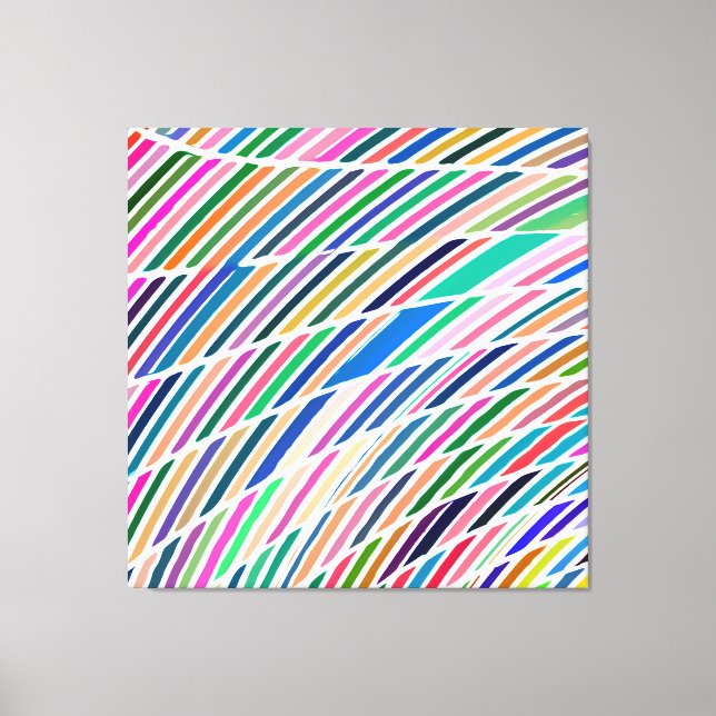 abstraktes Farbmuster Leinwanddruck (Vorderseite)