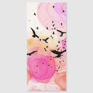 Abstraktes Farbmuster Magnetkarte