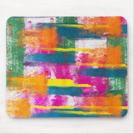 Abstraktes Farbmuster Mousepad