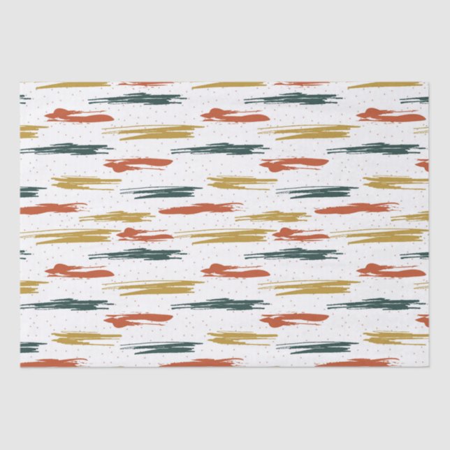 Abstraktes Farbmuster Seidenpapier (Vorderseite)