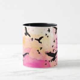 Abstraktes Farbmuster Tasse