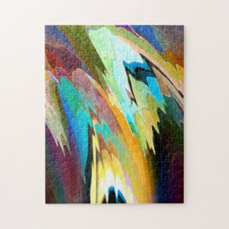 Abstraktes Farbpuzzlespiel