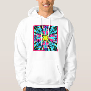 Abstraktes Farbverlaufsmuster Hoodie