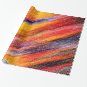 Abstraktes Farbwrapper für Sonnenuntergänge Geschenkpapier