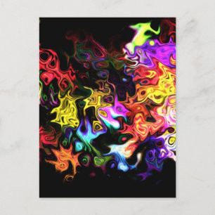 Abstraktes Feld bewegen 1.99 Postkarte