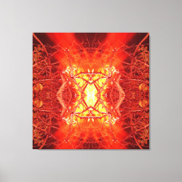 Abstraktes Feuer Leinwanddruck