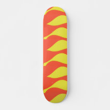 Abstraktes Feuer-Skateboard-Deck