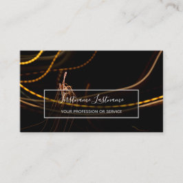 Abstraktes Feuerwerk Regensparkbus Visitenkarte