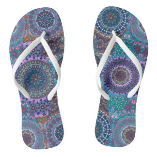 abstraktes Fliesenmuster Flip Flops