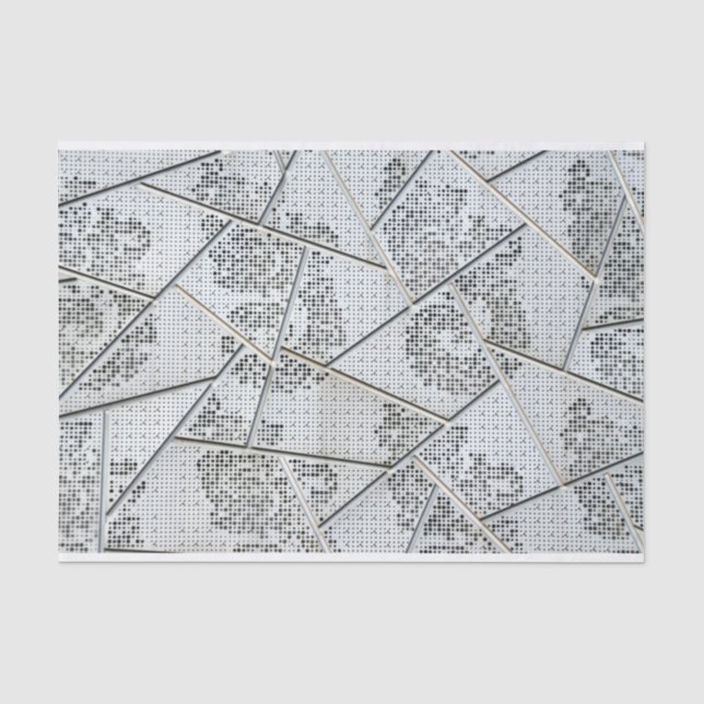 abstraktes Fliesenpapier Seidenpapier (Vorderseite)