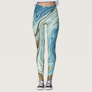 Abstraktes Fließverhalten Leggings