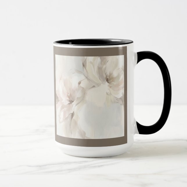 "Abstraktes Floral" Tasse (Rechts)