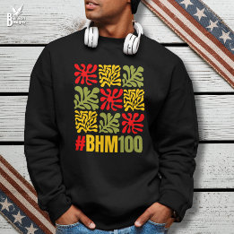 Abstraktes Florales BHM 100 Jahre Black History Mo Sweatshirt