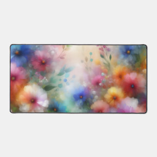 Abstraktes Florales im Wasserfarben-Stil Schreibtischunterlage