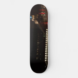 abstraktes Foto, Gebäude Skateboard
