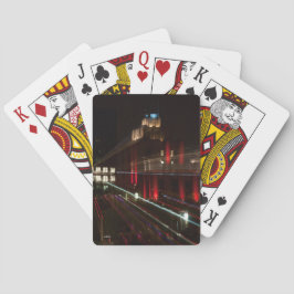 abstraktes Foto, Gebäude Spielkarten