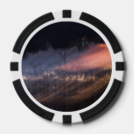 Abstraktes Foto-Pokerjeton Pokerchips