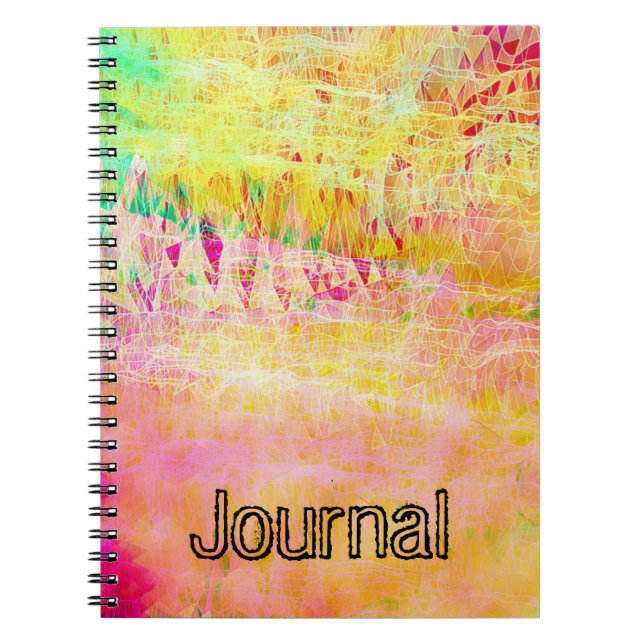 Abstraktes Fotografieren im Art Journal Notizblock (Vorderseite)