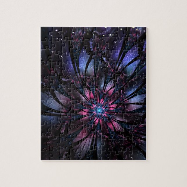Abstraktes Fraktal Blume Design. (Vertikal)