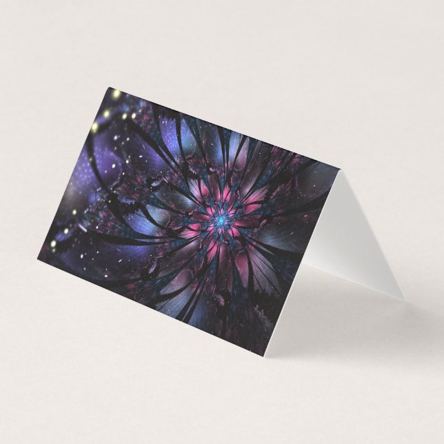 Abstraktes Fraktal Blume Design. (Vorderseite)