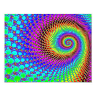 Abstraktes Fraktal Fotodruck