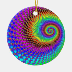 Abstraktes Fraktal Keramikornament