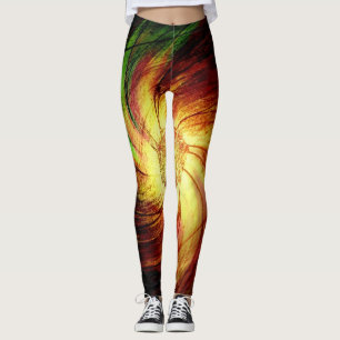Abstraktes Fraktal Muster Nr. 5 Leggings