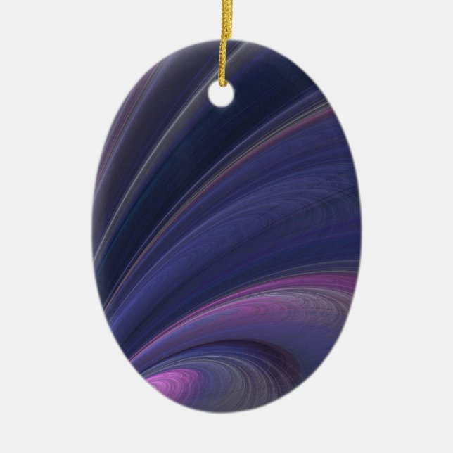 Abstraktes Fraktal Rainbow Ornament (Vorne)