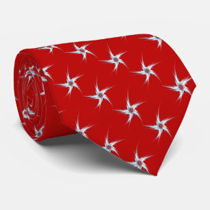 Abstraktes Fraktal Stars Necktie Krawatte
