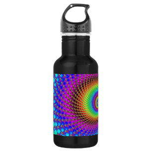 Abstraktes Fraktal Trinkflasche
