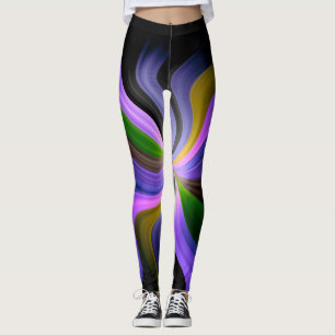 Abstraktes Fraktalmuster #4 Leggings