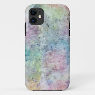 abstraktes Freihandzeichnen mit Wasserfarbe iPhone 11 Hülle