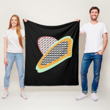 Abstraktes Frucht Papaya Dragonfruit-Muster