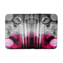 Abstraktes Fuchsia, Grau und Schwarzes Gran Foto K