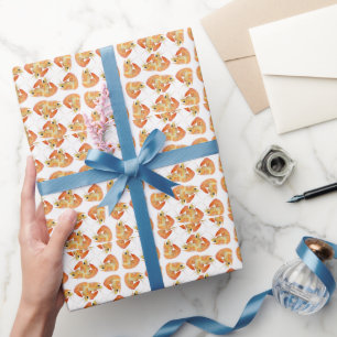 Abstraktes Garnmuster Geschenkpapier