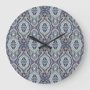 Abstraktes, geeignetes Tapetendesign Große Wanduhr