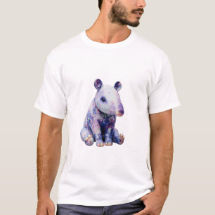 Abstraktes, gefiedertes, violettes Tapestry für Mä T-Shirt