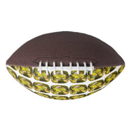 Abstraktes Gelbmuster Football