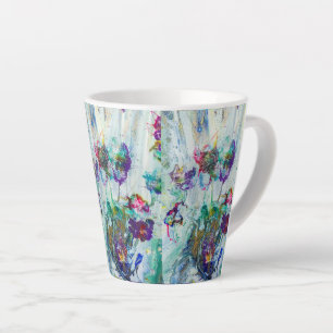 Abstraktes Gemälde aus Hummingvogelgarten Milchtasse