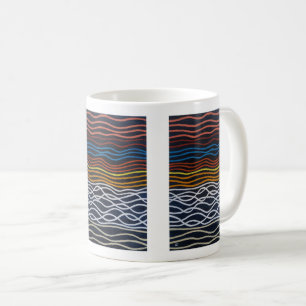 Abstraktes Gemälde der Strandpromenade von Alfred  Kaffeetasse