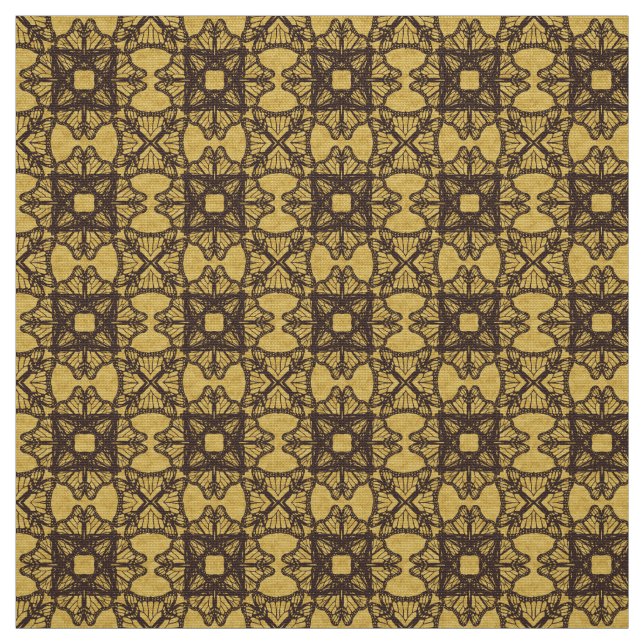 Abstraktes, Gemustertes Hourglas Stoff (Muster)