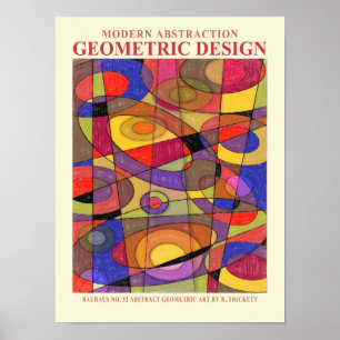 Abstraktes Geometric EP Nr. 4 Poster